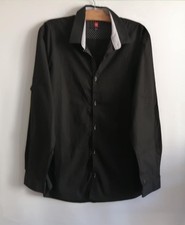 Chemise noire coton fitted T44 Tissaia (4506057)