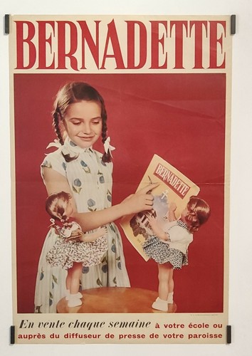 Bernadette 1960 affiche - bernadette,