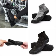 chaussettes style baskets homme sneaker orteil sport noir chaussure pied nu gris