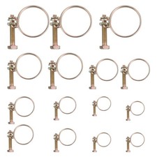  42 Pcs Colliers De Serrage Tuyau Serre Joints À Tuyaux Clip Réglable