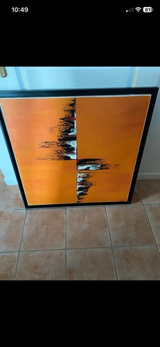 Peinture murale abstraite