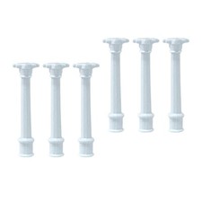 6x mini-colonnes romaines
