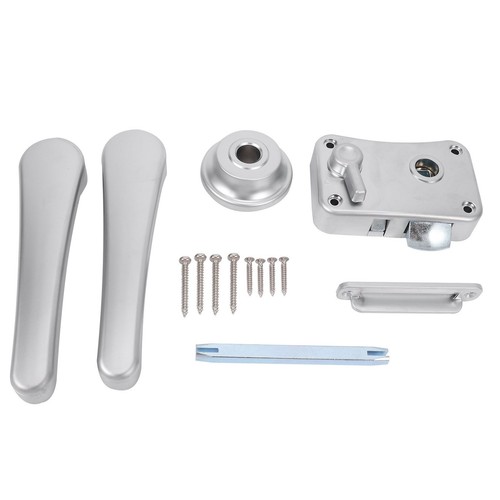 Toilettes porte serrure - porte,