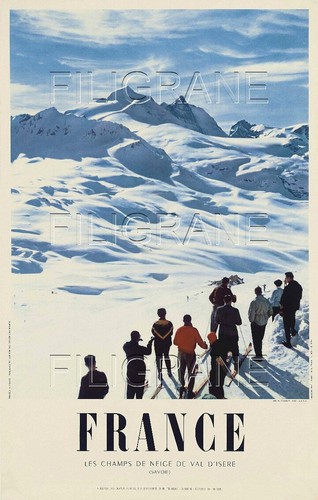 Val isère ski rpym poster - d'isère,
