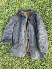 Ancienne Veste De Pompier 1940 Avec Insignes Rare Vêtements Veste Travail