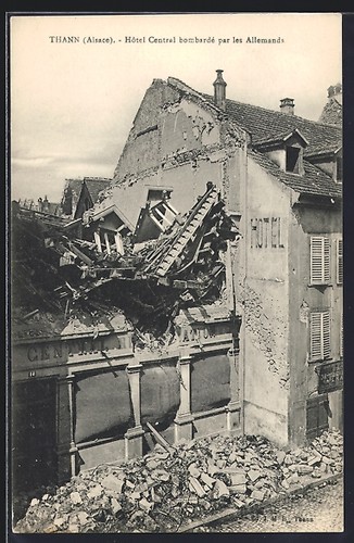 Cpa thann alsace hôtel - cpa, /alsace,