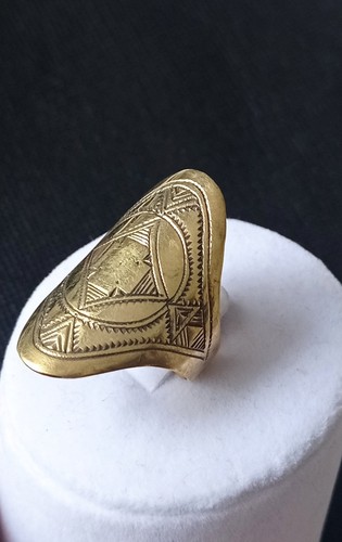 Bague phalange bronze - , touareg