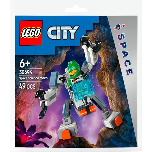 Lego city space science - city, mech