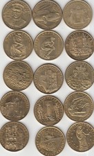 France Lot de 15 médailles