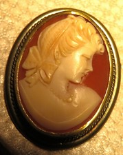 Broche pendentif ancien camee - ancien,