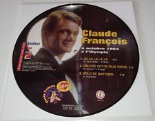 CLAUDE FRANCOIS PICTURE VINYLE 25 CM BIG BEAT RECORDS EDITION LIMITEE 20 ANS