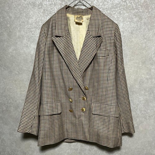 Veste hermes double boutonnage - double,