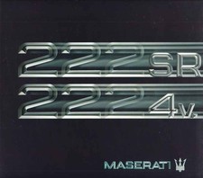Catalogue Brochure Maserati 222 1992 Français Allemand Deutsch