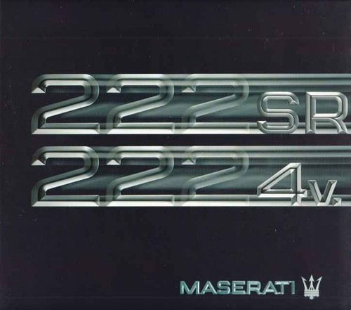 Catalogue brochure maserati - catalogue,