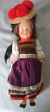 ANCIENNE GRANDE BELLE POUPEE FOLKLORIQUE REGIONALE LA TORTUE ALLEMAGNE 1970