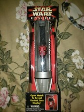 1999 Star Wars Darth Maul Episode 1 Watch in Lightsaber Display Case No. 46291