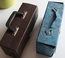 Malette range K7 audio / cassettes X 2 - vintage