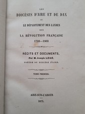 Diocèses d'Aire et Dax ou Dpt