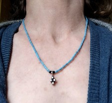 Collier turquoises Véritables