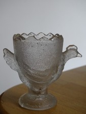 PORTIEUX OU VALLERYSTHAL 1 ANCIEN COQUETIER EN VERRE MOULER