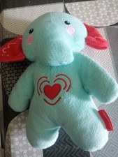 ***  doudou éléphant bleu