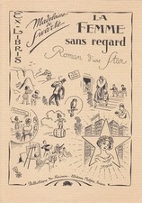 Exlibris Livre D'Art Klischee Armand Mougeol Chasse Au Lièvre Suicide Perroquet