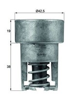 Thermostat, liquide de