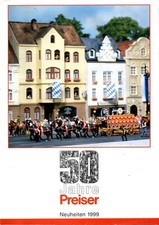 Feuillet Nouveautés Preiser 1999 - échelles Ho (1/87) - 1/43 - 1/32 - 1/160