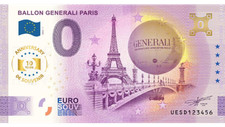 Billet Souvenir 2025 France Ballon Generali Paris - 10Th ANNIVERSARY