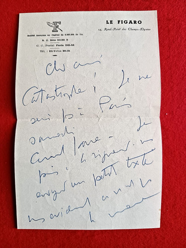 Bw44 andré warnod lettre - warnod,