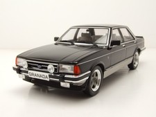 Ford Granada MK II 2.8 Injection 1982 Noir Gris Modèle Réduit 1:18 MCG