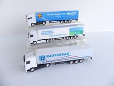 1:87 / 3 CAMIONS + REMORQUES PERSONNALISES RAUTUREAU / RAOUL / HUCK