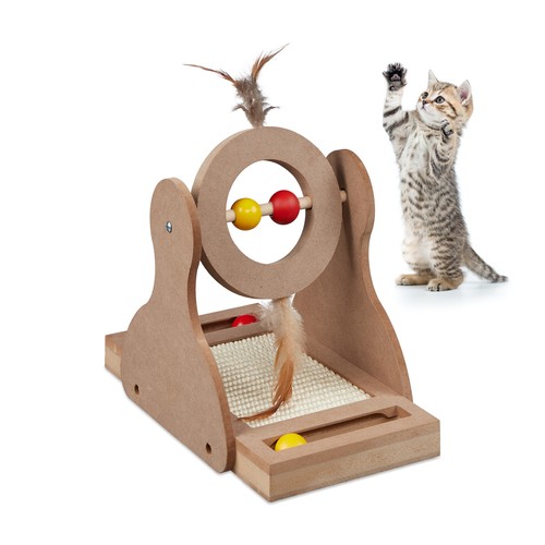 Jouet chat griffoir interactif