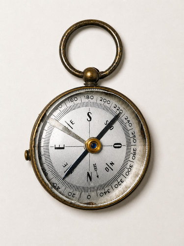 Ancienne boussole poche - ancienne,