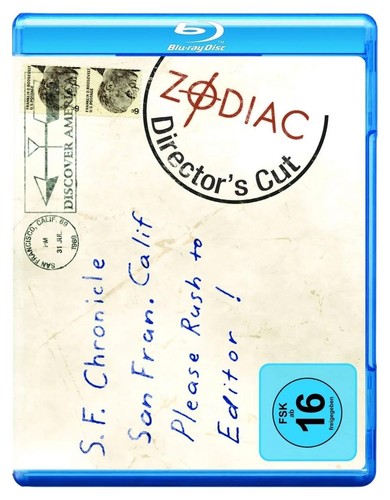 Zodiac blu ray - zodiac, thriller
