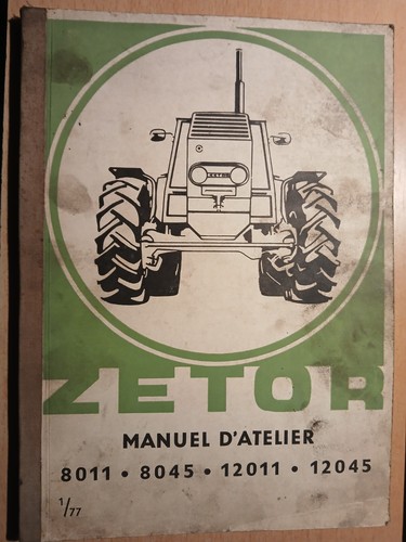 Zetor tracteur 8011 8045 - zetor,