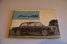 Notice d'entretien Simca 1500