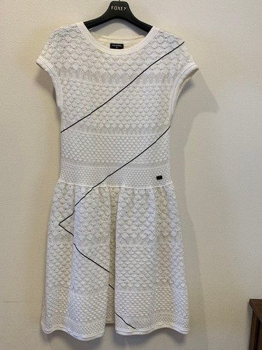 Robe chanel taille blanche - chanel, 38