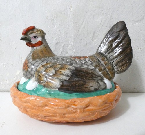 Poule céramique - poule, en