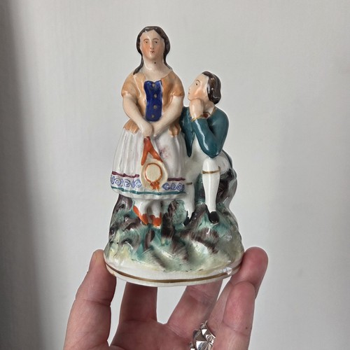 Staffordshire figurine scène - figurine,