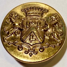 BOUTON DE LIVRÉE  doré