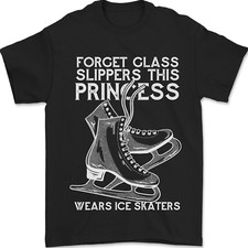 T-Shirt Pour Homme Funny Cette Princesse Porte Des Patins À Glace 100% Coton