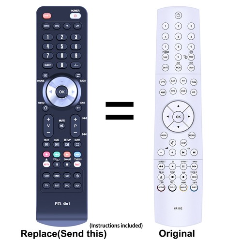 New replacement remote control - new,