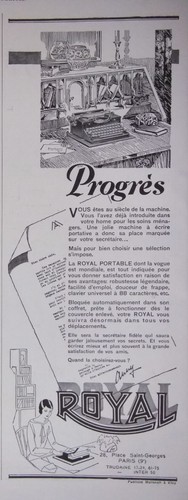 Publicité presse 1931 - de,