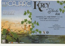 Etiquette bière PRUGNE Patrick festival BD Cajarc 2024 (Pocahontas