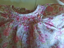 JACADI MAGNIFIQUE  BLOUSE LIBERTY LAYETTE 1 MOIS  LIVRAISON GRATUITE