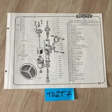 Gurtner carburateur M20D 254