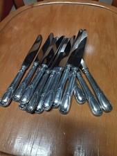 Couteaux métal argenté - , x12
