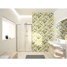 Paroi de douche coulissante avec paroi fixe - verre transparent - Ocean 2P NOVE