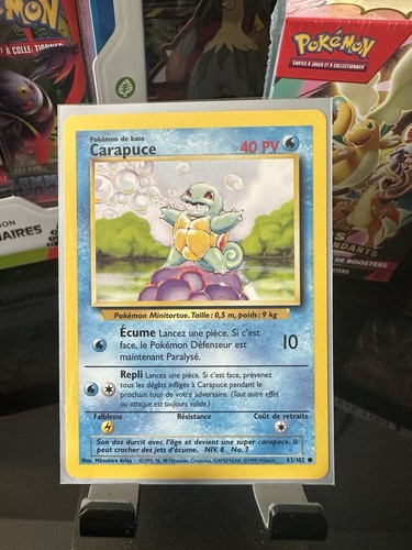 Carte pokémon carapuce - pokémon,
